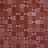 Плитка красная, абстрактный квадрат, серия JS6020
